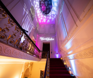 Secret Salon Christmas Party Staircase & Atrium at Kent House