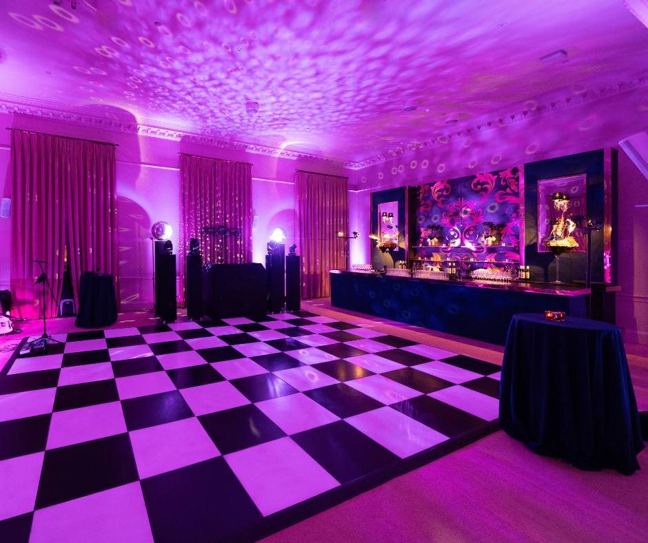 Dancefloor and bar London Venue Kent House Knighsbridge